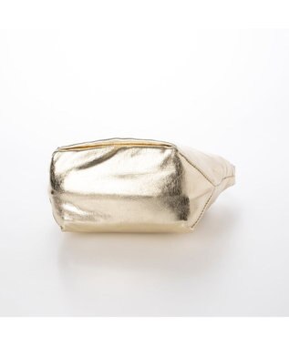 UNBILLION カシュカシュ cachecache / メタリック舟型ショルダー ゴールド