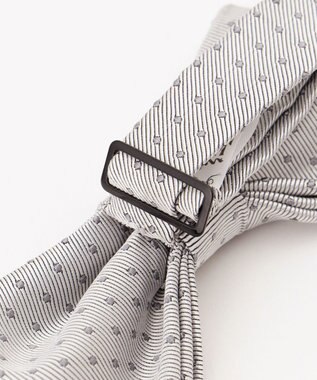 J.PRESS MEN 【BOWTIE COLLECTION】ドット柄  フォーマル蝶ネクタイ ライトグレー系7