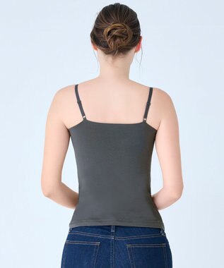 BRADELIS New York 【BRADELIS Me / ノンワイヤー】デイリーコンフォートブラトップ 補正下着 カップ付き ブラトップ チャコールグレイ