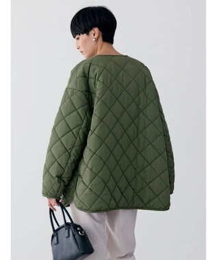 AMERICAN HOLIC 軽ポカリバーシブルキルティングコート Khaki