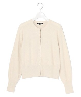 23区 【APPLAUDIR】スパングル コンパクトカーディガン シャンパン系