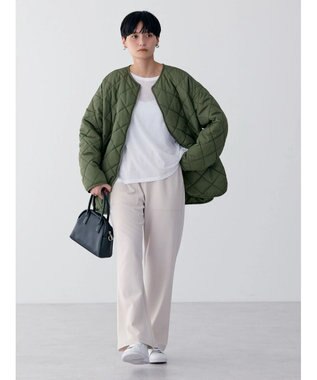 AMERICAN HOLIC 軽ポカリバーシブルキルティングコート Khaki