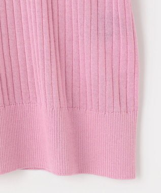 自由区 L 【洗える】カシミヤシルクブレンド タートルネックニット (検索番号:JJ47) ピンク系