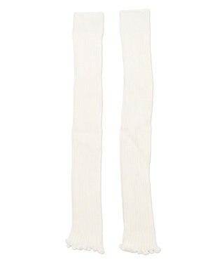 WEGO エアリーメローレッグカバー オフホワイト