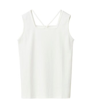 Green Parks マルチストラップテレコタンク White