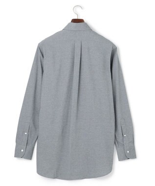 J.PRESS MEN 【Single Needle Tailoring】スムースフィールハイゲージニットシャツ / B.D. ネイビー系