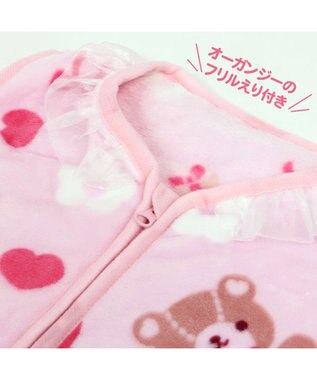 Mother garden マザーガーデン くまちゃん柄 ふわふわ あったか キッズ スリーパー  100cm～120cm / 120cm～140cm -