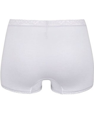 Wing ショーツ ボーイレングス 綿混(身生地部) やさしい肌あたり 【デイリーフィット やわらかコットン】 はきこみ丈ふかめ EC4230 ウイング／ワコール グレー