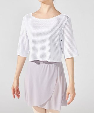 Chacott メッシュニット２Wayトップ アイリス