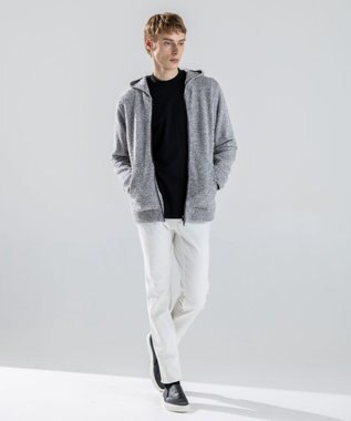 JOSEPH HOMME ハイゲージベアスムース　モックネック長袖Ｔシャツ ブラック系