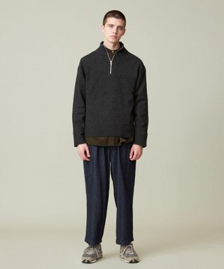 J.PRESS YORK STREET 【UNISEX】ワイドデニムパンツ ネイビー系