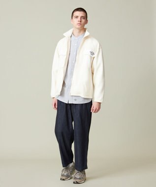 J.PRESS YORK STREET 【UNISEX】ワイドデニムパンツ ネイビー系