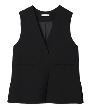 Green Parks きれいシルエットジレ Black