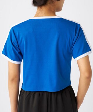 OP／FILA 【Kappa】ワンポイント 半袖リンガーTシャツ ブルー