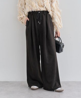 Green Parks ・ＳＵＧＡＲ　ＳＰＯＯＮ　スエードポンチカーブパン Black