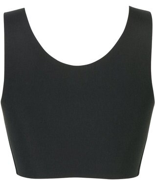 Wing ノンワイヤーブラ 【綿の贅沢】 綿混素材 ラクなのにきれい ハーフトップ KB1031 ウイング／ワコール ブラック