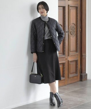 J.PRESS LADIES 【2way】レザー ショルダー バッグ ブラック系