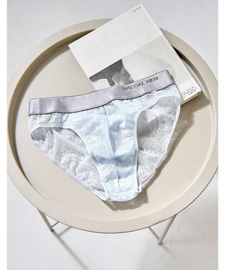 WACOAL MEN WACOAL MEN 【レースブリーフ】 ブリーフ フロント立体設計 通気性 花柄レース 前閉じ 下着 ビキニ メンズ WF1822 /ワコールメン ホワイト