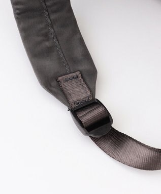 LA BAGAGERIE 【MONICA】サイドジップリュックサック ダークグレー