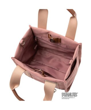 CLATHAS SNOOPYキャンパス ２wayトートバッグ（小） ライトピンク