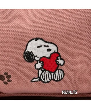 CLATHAS SNOOPYキャンパス ２wayトートバッグ（小） ライトピンク