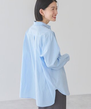 AMERICAN HOLIC イージーケアブロードシャツ Sax