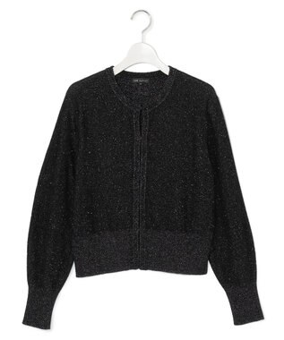 23区 L 【APPLAUDIR】スパングル コンパクトカーディガン ブラック系