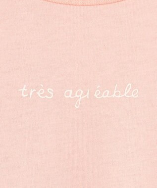 ANY KIDS フラワーチュール半袖Tシャツ ピンク系