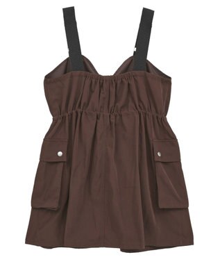 Green Parks ・ＳＵＧＡＲ　ＳＰＯＯＮ　ミリタリーキャミチュニック Brown