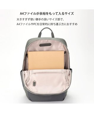 ACE BAGS & LUGGAGE W&.Day/Night ポルク スクエアリュック A4 14.0インチPC 15237 ダブルアンドデイナイト グレー