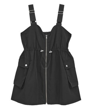 Green Parks ・ＳＵＧＡＲ　ＳＰＯＯＮ　ミリタリーキャミチュニック Black