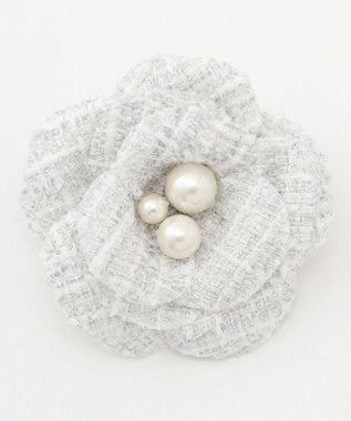 組曲 ツイードパールコサージュ