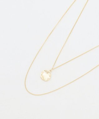 ANY ２連コインメタルネックレス ライトゴールド