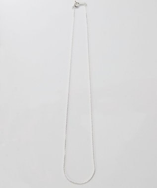 Phoebe 【SV925】シルキーシャインオーバルチェーンネックレス シルバー