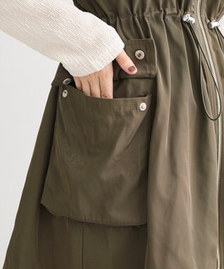 Green Parks ・ＳＵＧＡＲ　ＳＰＯＯＮ　ミリタリーキャミチュニック Khaki