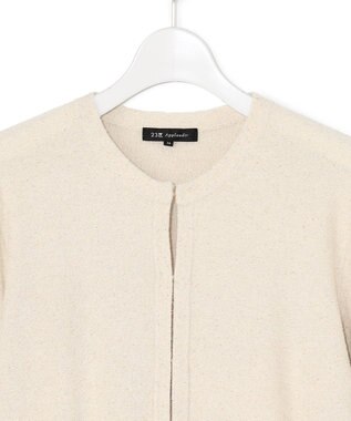 23区 L 【APPLAUDIR】スパングル コンパクトカーディガン シャンパン系