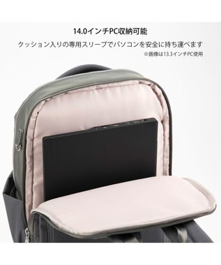 ACE BAGS & LUGGAGE W&.Day/Night ポルク スクエアリュック A4 14.0インチPC 15237 ダブルアンドデイナイト グレー