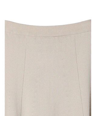 AMERICAN HOLIC リブフレアロングスカート Light Beige