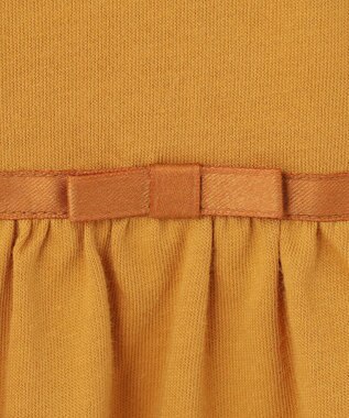 組曲 KIDS 【150-160cm】シェイプドカット ワンピース マリーゴールド系