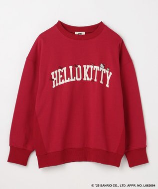 ANY 【ハローキティ×ANY】ロゴスウェット レッド