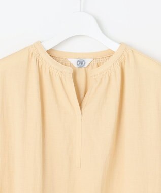 J.PRESS LADIES ナチュラルジャージー カットソー イエロー系