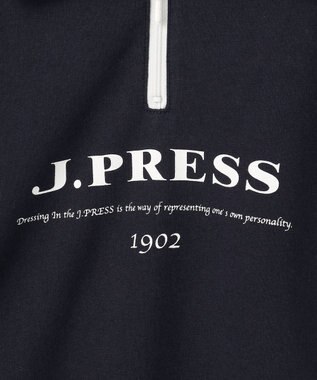 J.PRESS KIDS 【100-130cm】ミニ裏毛 ハーフジップ トレーナー ネイビー系