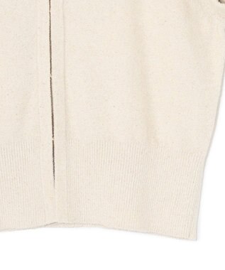 23区 L 【APPLAUDIR】スパングル コンパクトカーディガン シャンパン系