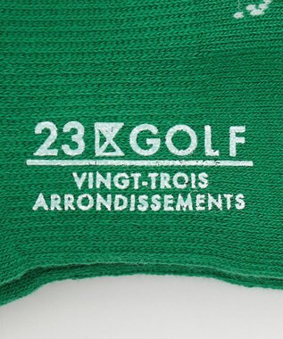 23区GOLF 【WOMEN】】ショートソックス ピーコックグリーン系
