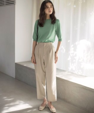 組曲 L チノライク パンツ ベージュ系