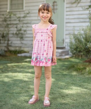 ANY KIDS しゃらしゃらジェリーサンダル ピンク