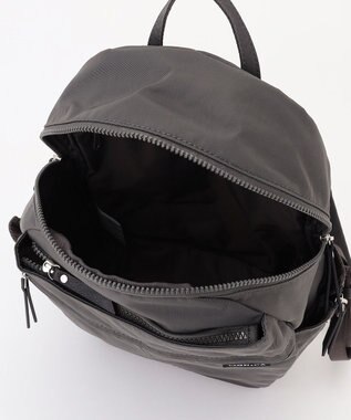 LA BAGAGERIE 【MONICA】サイドジップリュックサック ダークグレー