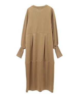 Green Parks ａ．ポンチ袖ボリュームワンピース Beige