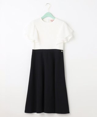 TOCCA 【洗える！】VOYAGE ニットドレス オフ×ブラック系