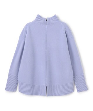 UNFILO カシミヤブレンド ハイネックニット サックス